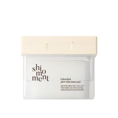 [SHIMOMENT] BAKUCHIOL GLOW SKIN TONER PAD
