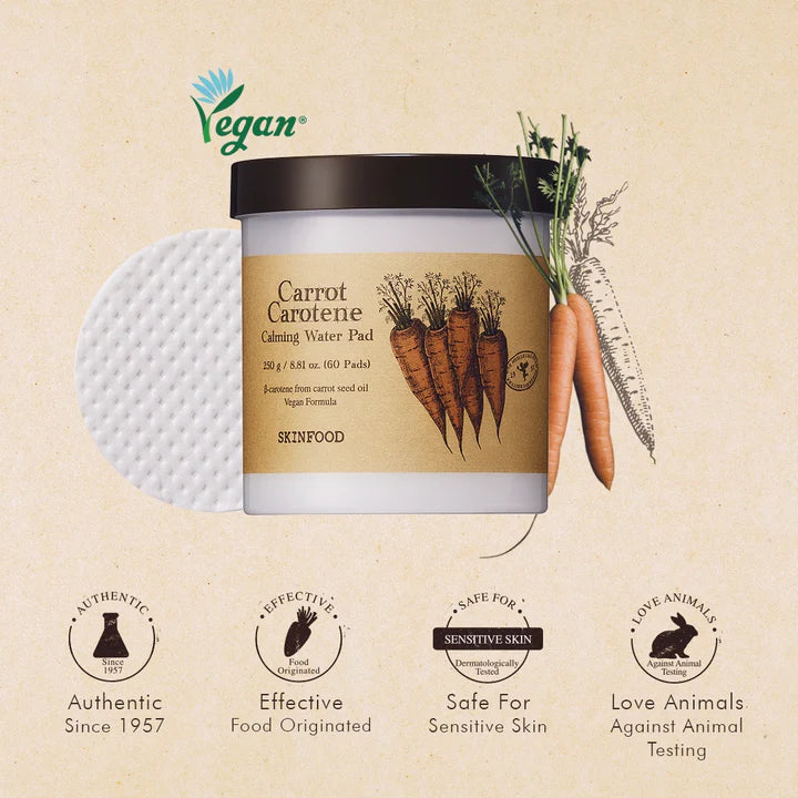 [SKINFOOD] CARROT CAROTENE CALMING WATER PAD