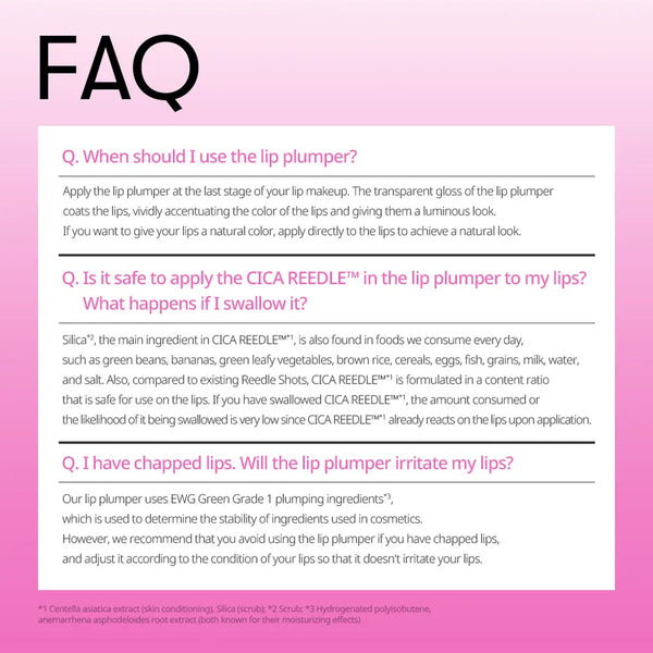 VT Cosmetics Reedle Shot Lip Plumper