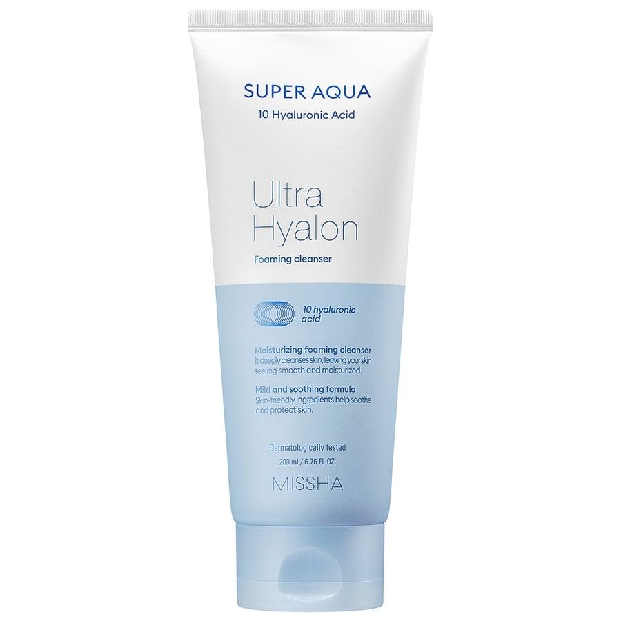 [MISSHA] Sữa rửa mặt tạo bọt Super Aqua Ultra Hyalon