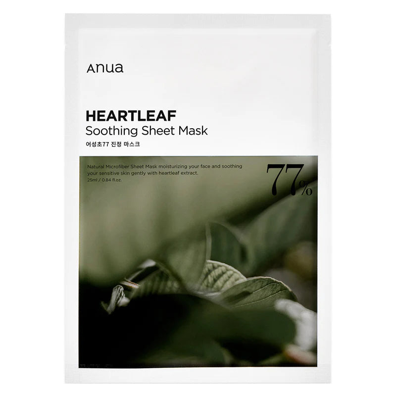 [ANUA] HEARTLEAF 77% SOOTHING SHEET MASK
