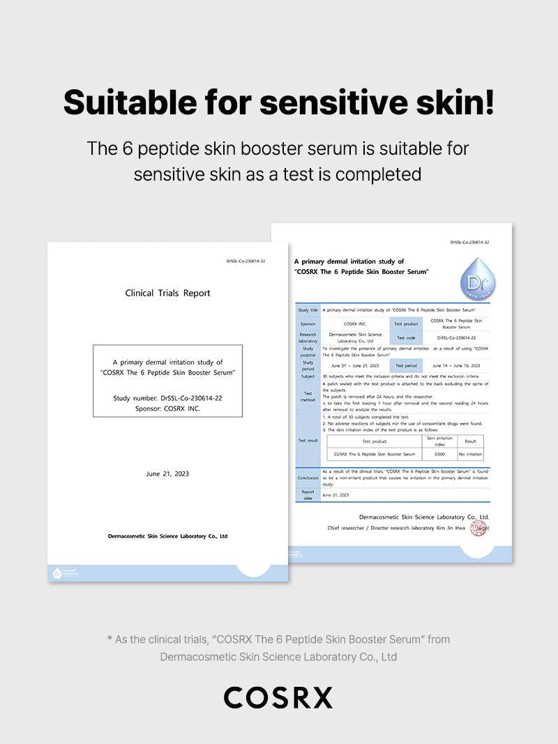 [COSRX] THE 6 PEPTIDE SKIN BOOSTER SERUM